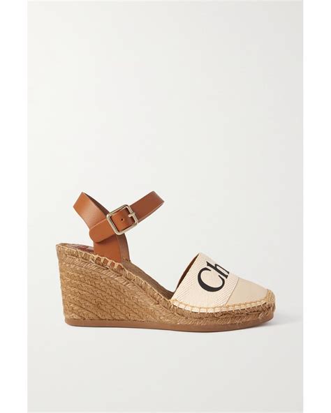 chloe woody flat|chloe wedge espadrille.